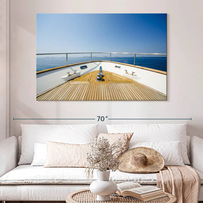 Mehar Yacht Forward Deck, 34" H x 51" W