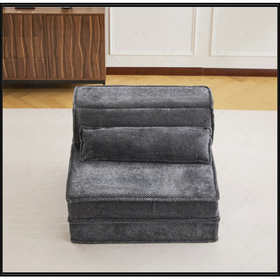 Canapé à compression Mahjong, canapé-lit convertible au sol, canapé modulaire désossé DIY, sans assemblage, tissu polaire circulaire, très grand simple avec coussin