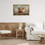  Toile flottante encadrée Spring Blooms Highland Cow par LSR Design Studio-1190707283-1190707292