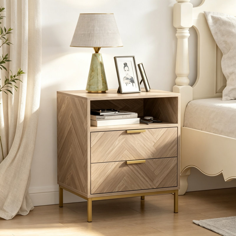 50.2 cm W Bedside Table