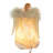 Kurt Adler 10-Light 9 Inch Ivory and Gold Angel Treetop