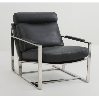 Méridienne en cuir 27,5 po Robertsdale