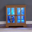 Vitrine lumineuse DEL, vitrine antique avec tablettes réglables, vitrine de qualité rétro-1443953382