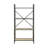 Antique Oak & Sandy Gray Finish Bookshelf-2085940527
