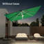 Parasol rectangulaire en porte-à-faux avec éclairage 137,7 po x 107,9 po Sedanur-213595586