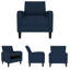 Chaise d'appoint rembourrée en tissu 29,25 po de largeur avec rangement-1228315993