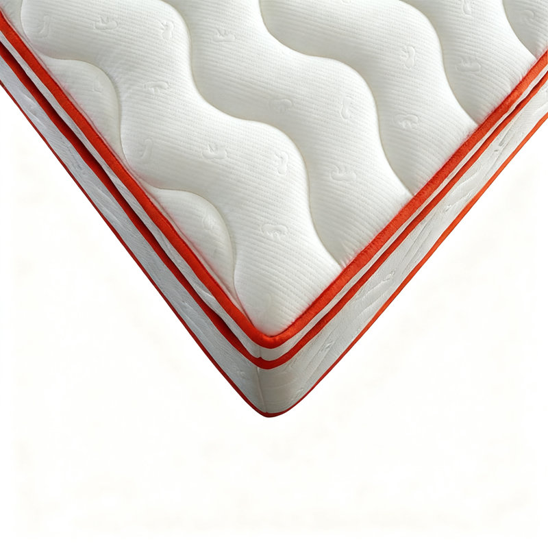 Matelas hybride de 12 po en mousse viscoélastique gélifiée et à ressorts ensachés - mi-ferme, soulagement de la pression et isolement du mouvement, matelas dans une boîte (double)