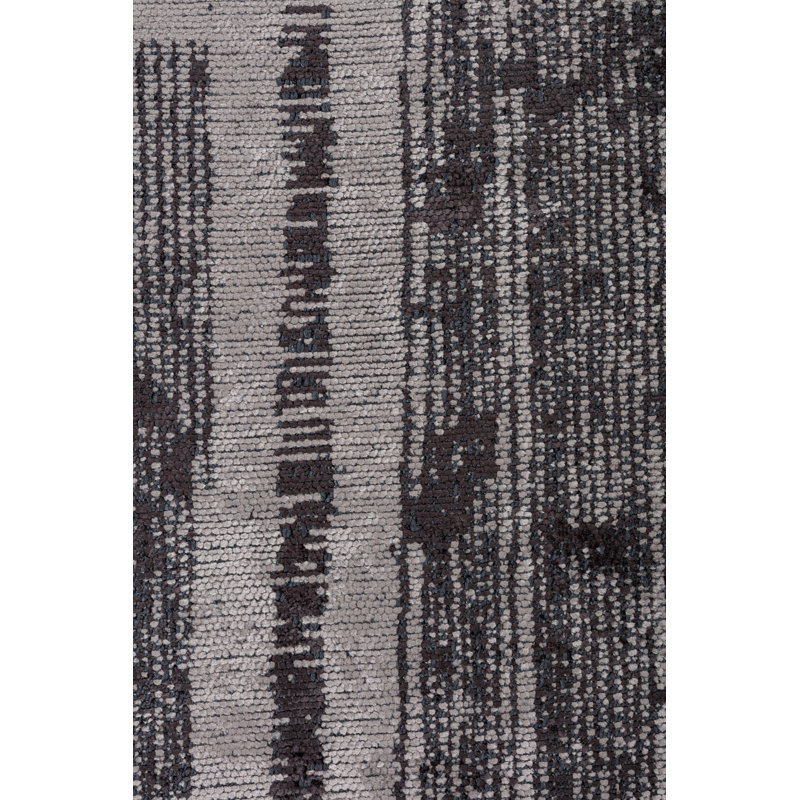 Rapture Gray Abstract Luxury Area Rug, Rectangle 7'10" x 9'10"
