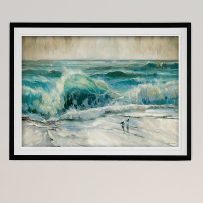 « water music », reproduction de peinture à l’acrylique encadrée