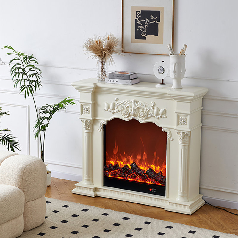 Foyer électrique encastrable de style européen pour usage domestique, H 31,50 po x l 39,37 po x P 12,99 po