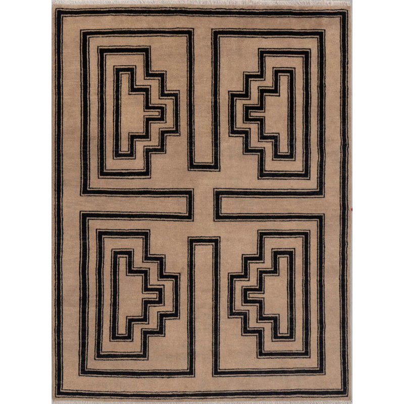 Contemporary, Stuart Street Collection Hand Knotted Wool Oriental Area Rug
