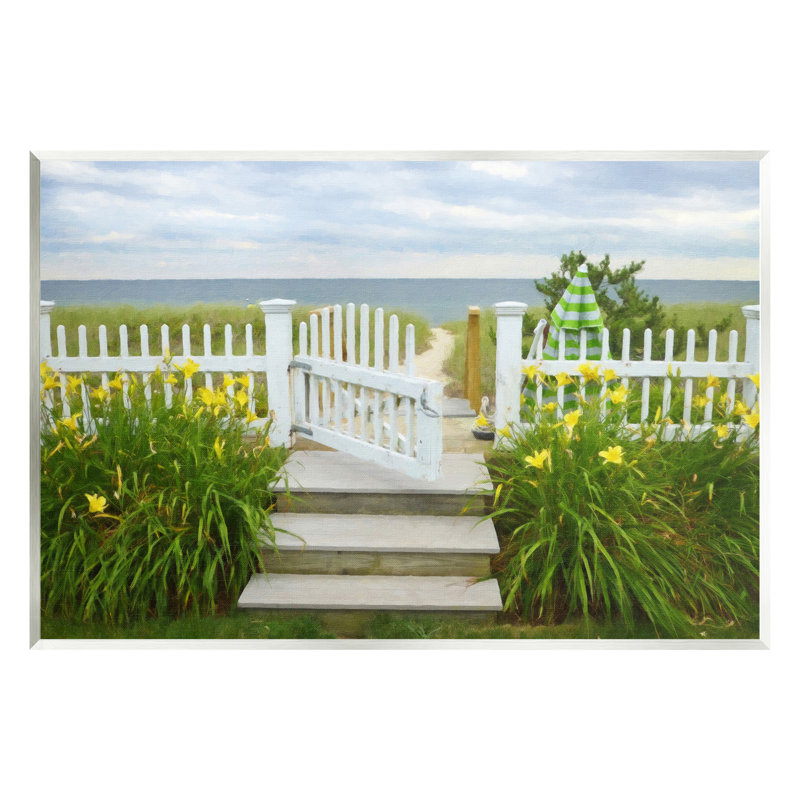 «Garden Path to Beach» par GraffiTee Studios, H 10 po x l 15 po