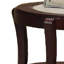 Table de bout en verre