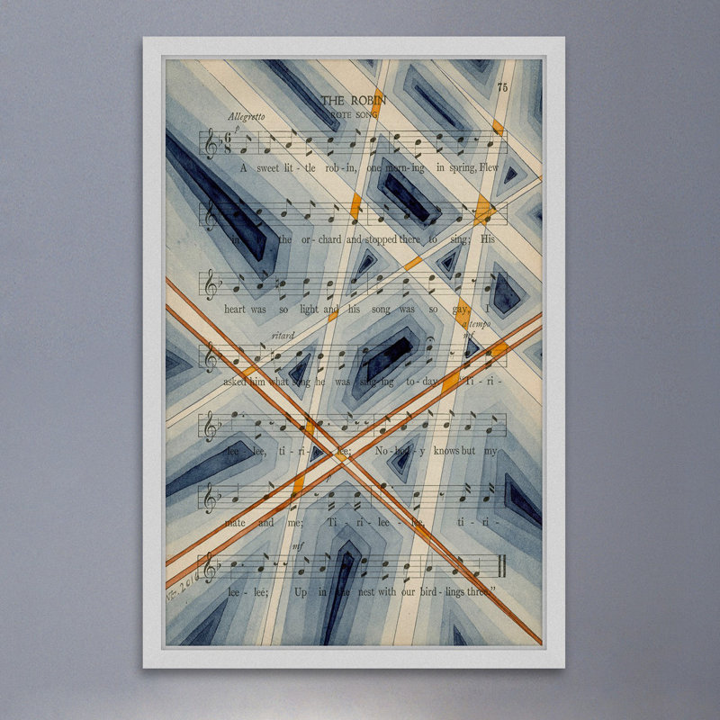 Nikki Galapon - Single Picture Frame Painting, 91cm H x 61cm W x 3.81cm D