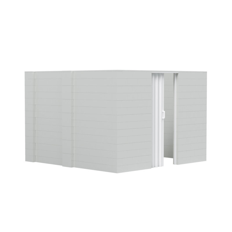 Ensemble de chambre en U Everblock, H 84 po x l 72 po x P 72 po, Blanc
