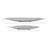 Aliante Stainless Steel Metal Silver Decorative Bowl with Hammered Design Set