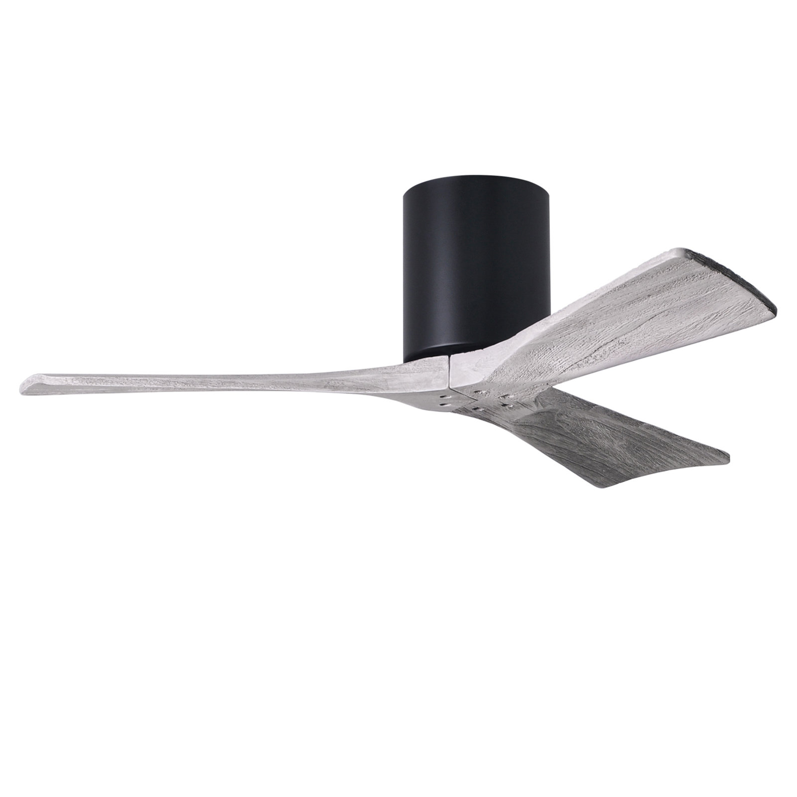 Olivier 3 Blade Ceiling Fan, Matte Black, Barn Wood Tone, 42"
