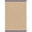 Tapis décoratif à motif géométrique beige-1884995527