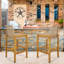 Tabouret de bar d'extérieur 30 po Acacia
