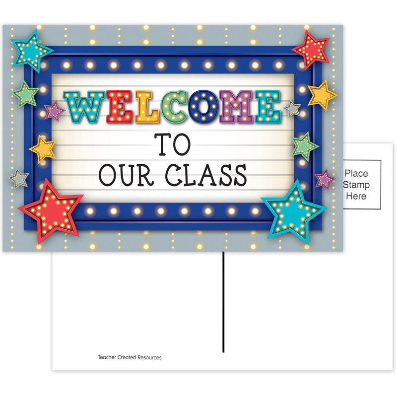 Marque-carte de bienvenue