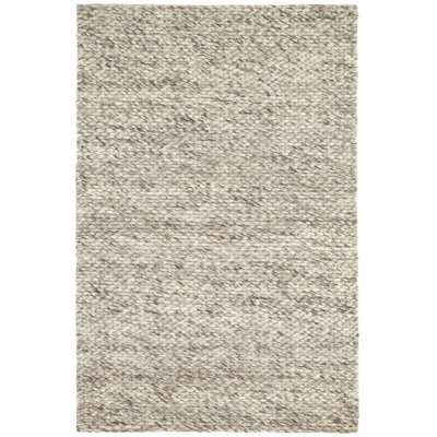 Tapis naturel en laine tissé à la main Loggia