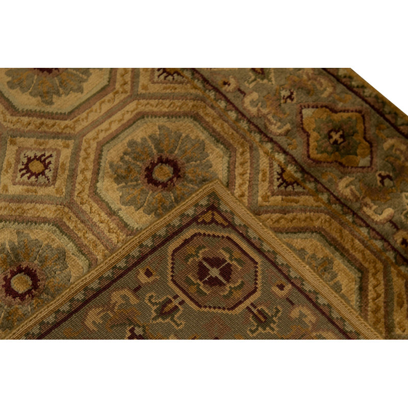 Hand-Knotted High-Quality Rust Area Rug