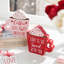Ensemble de 2 décorations de table basse en bois pour la Saint-Valentin