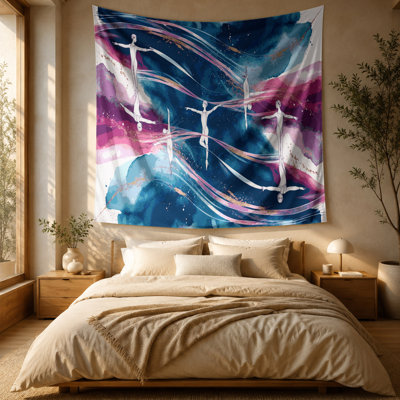 Sports Rhythmic Gymnastics Wall Tapestry