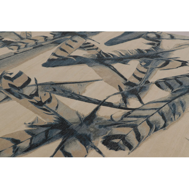 Modern One-of-a-Kind 9'0X12'0 Hand Knotted Area Rug