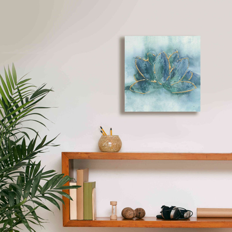 «Buddha Lotus» par Chris Paschke, estampe numérique sur toile, H 12 po x l 12 po x P 0,75 po