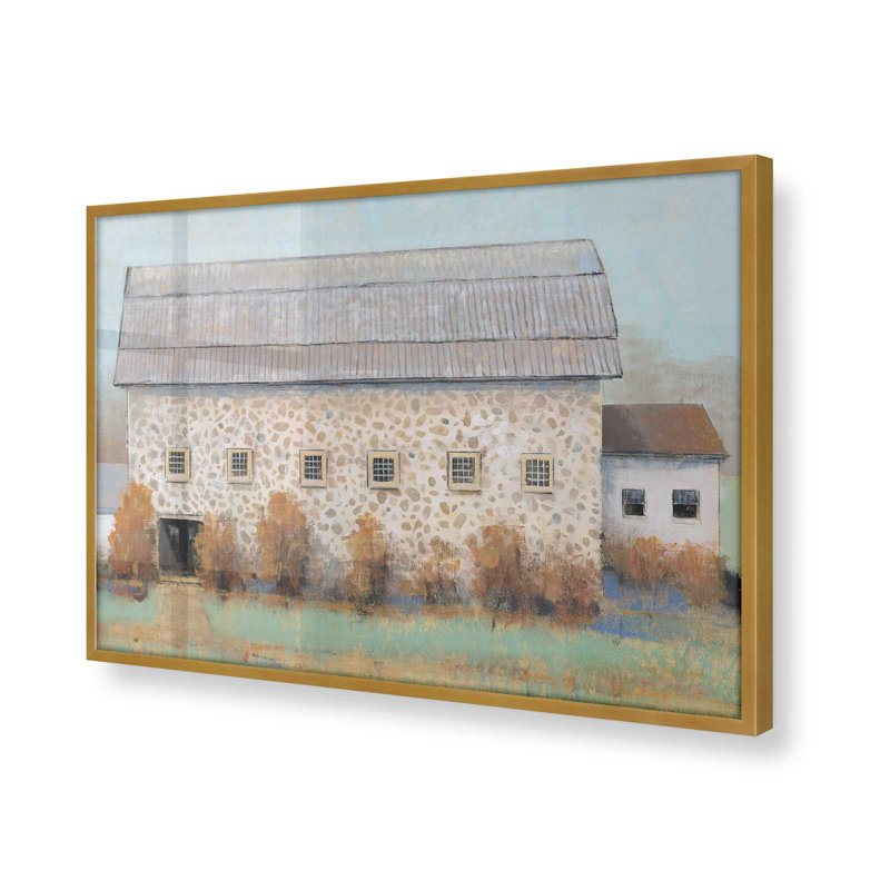 Farmstead Memories v2, Cadre photo en or poli, H 24 po x l 36 po x P 1,25 po