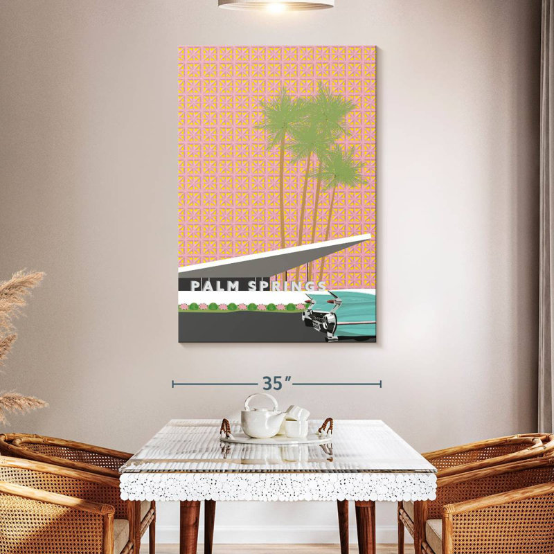 Aime Palm Springs With Convertible, 51" H x 34" W