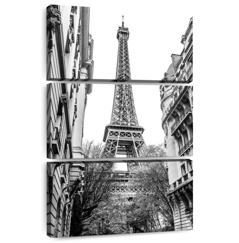 Nicci Monochrome Eiffel Tower I, 38" H x 24" W