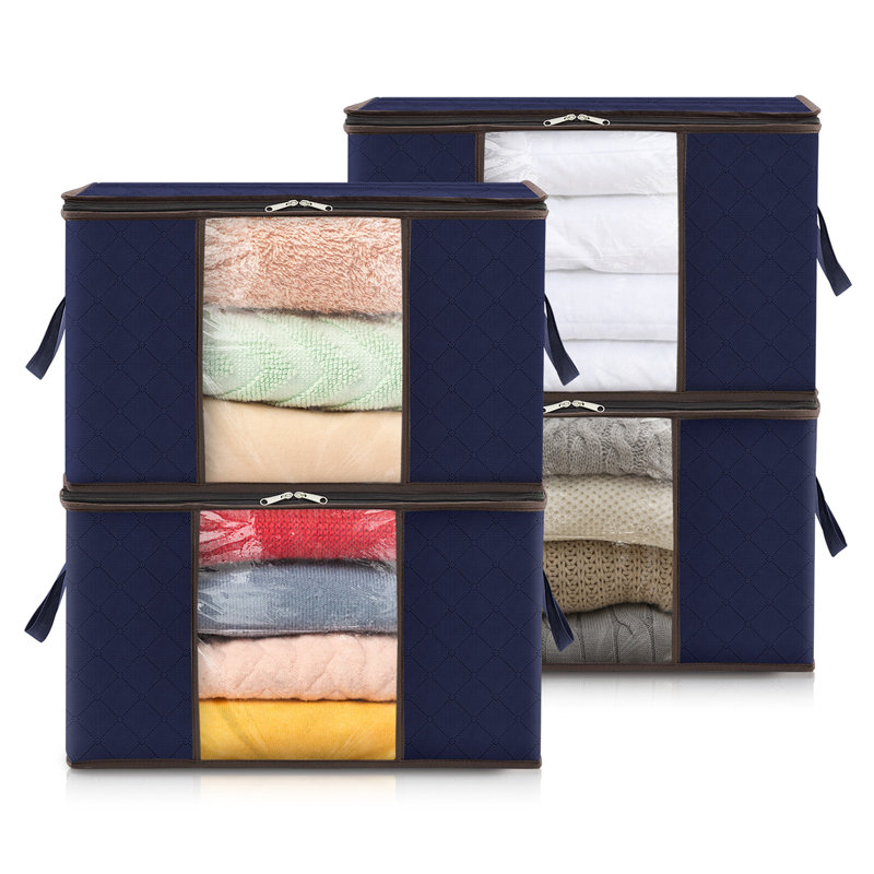 Fabric, Polyvinyl Chloride Garment Bag, Blue