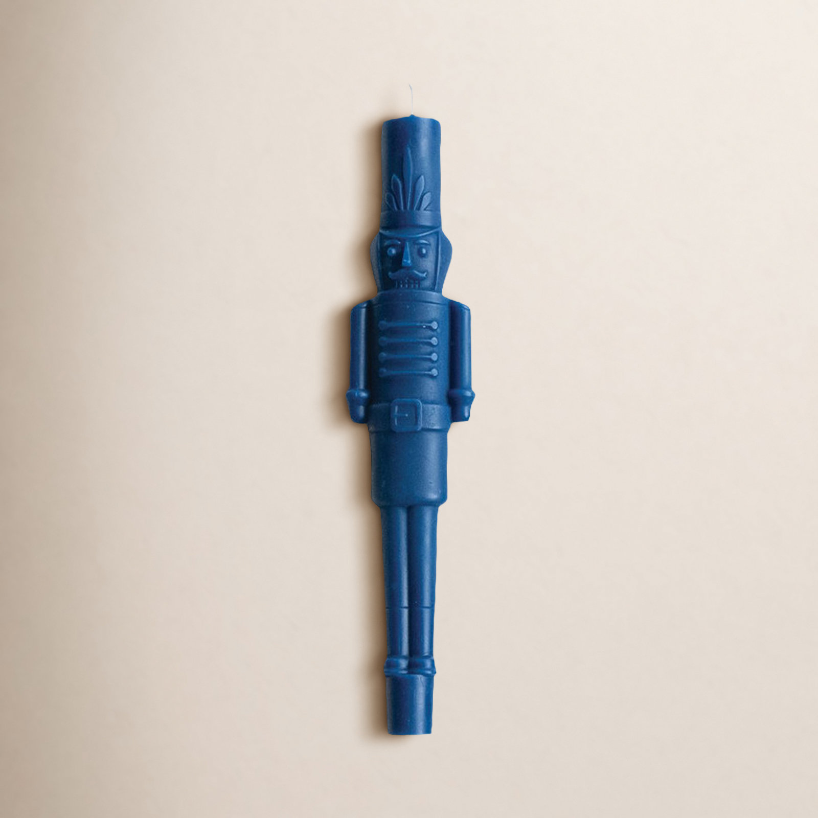 Unscented Taper Candle, Navy