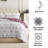 Holiday Harmony Oversized Reversible Holiday Bedding Down Alternative Comforter Set with shams-102536171