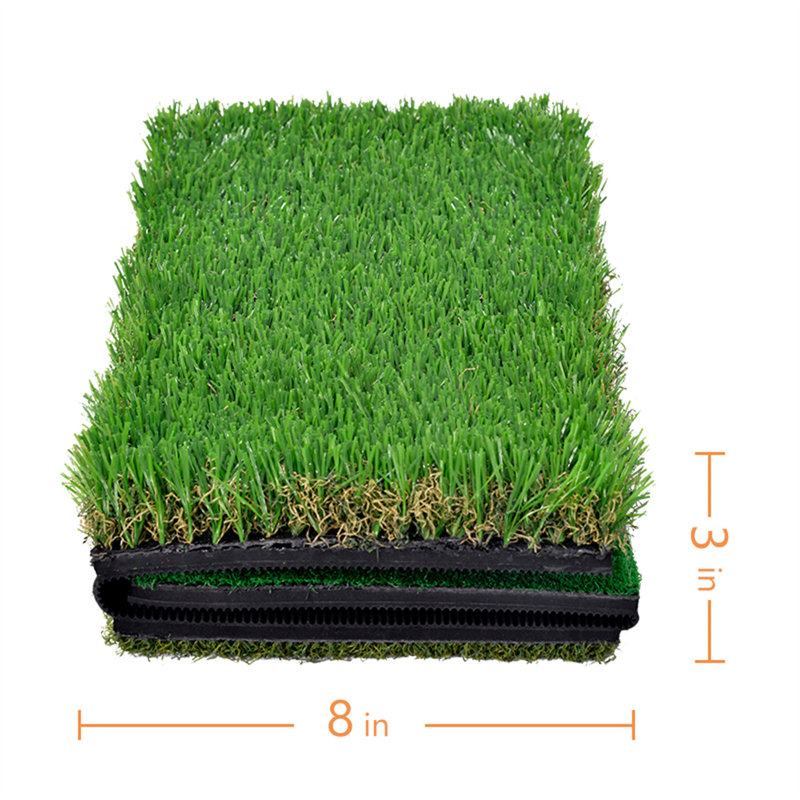 Galileo Plastic Golf, 1.97" H x 12" W x 24" D, Light Green/Dark Green
