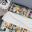Ensemble de housse de couette géométrique Urban Reflections IV - Microfibre polyester-1689755738