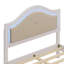 Lit moderne en bois avec tête de lit tapissier incurvée à DEL dissimulée, aucun sommier tapissier requis-861127856