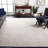 Meudon Natura Flat Weave Wool/Cotton Chevron Rug in Black/Ivory-1891809089