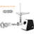 2000W Electric Meat Grinder with 3 Grinding Plates, Sausage Stuffing Tubes, Kubbe Kits, ETL Approve