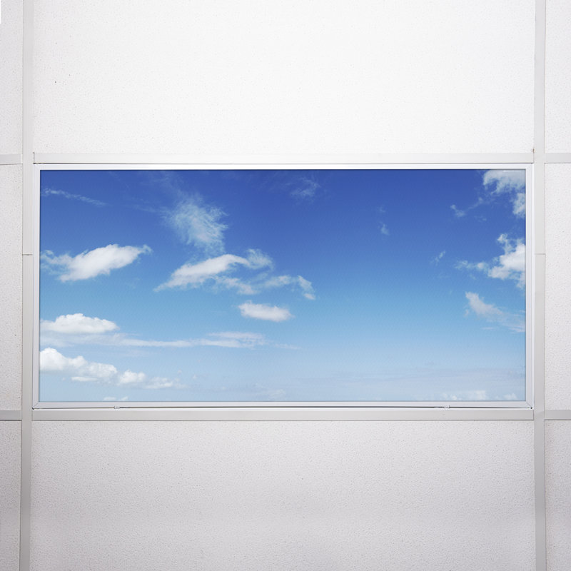 Octo Lights - Fluorescent Light Covers - Flexible Ceiling Light Diffuser Panels - Decorative Clouds - For Classrooms And Offices - 020