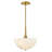 Three-Light Pendant w/ Cloudstone Bowl Shade-84742512