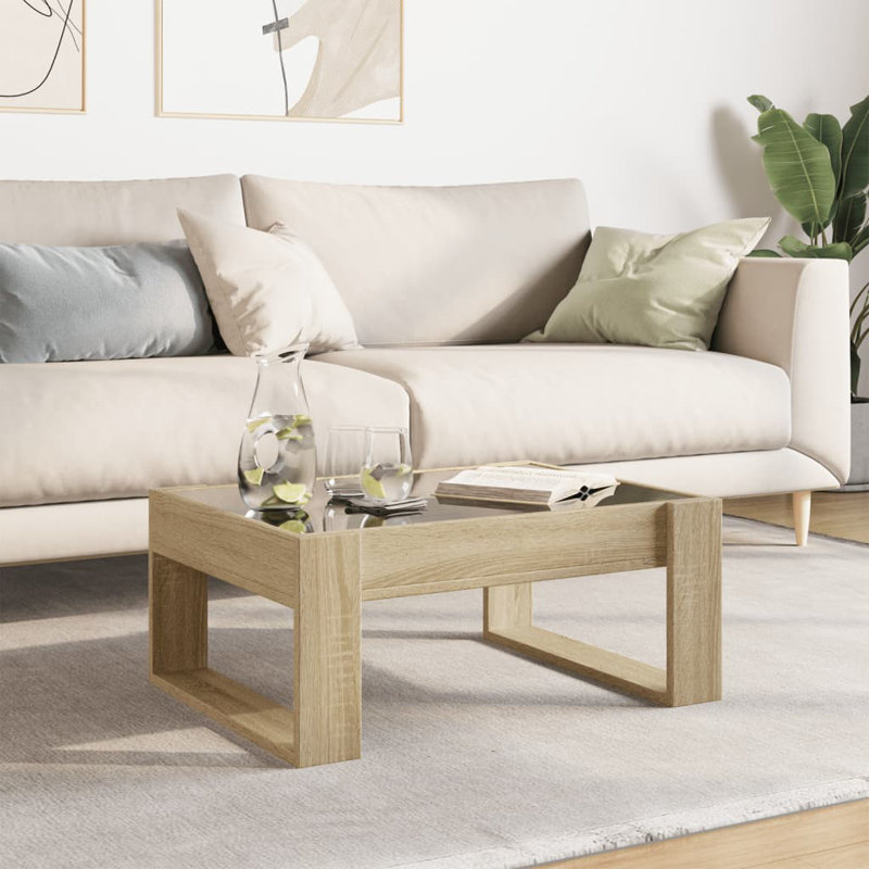Cyndal Coffee Table, 30cm H x 70cm L x 53cm W, Sonoma Oak