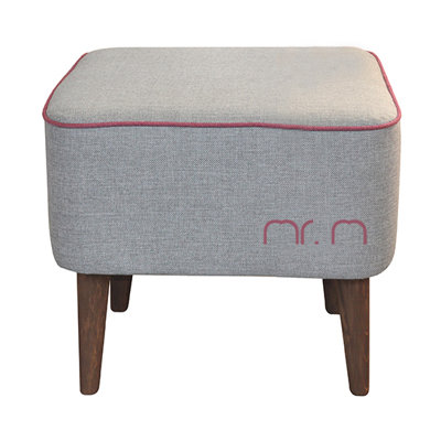 Mr.M 40cm Wide Square Footstool Ottoman
