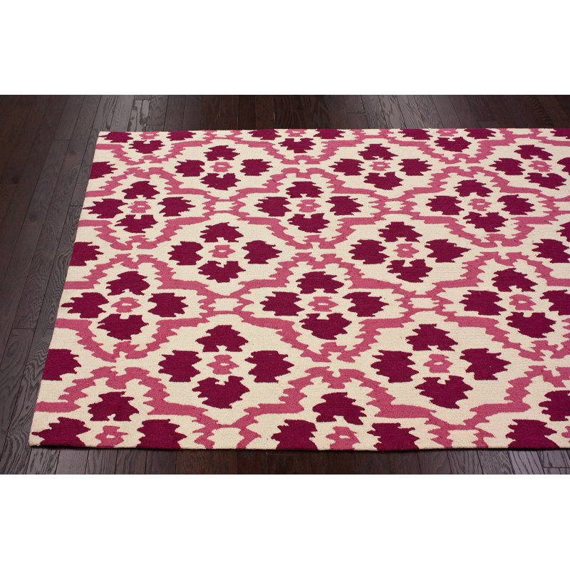 Tapis rose, Rectangle 7 pi 6 po x 9 pi 6 po