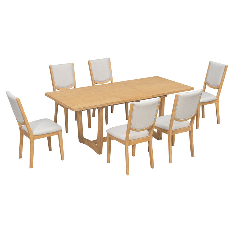Ensembles de table de salle à manger extensible (doit inclure la table et la chaise), cuisine en bois