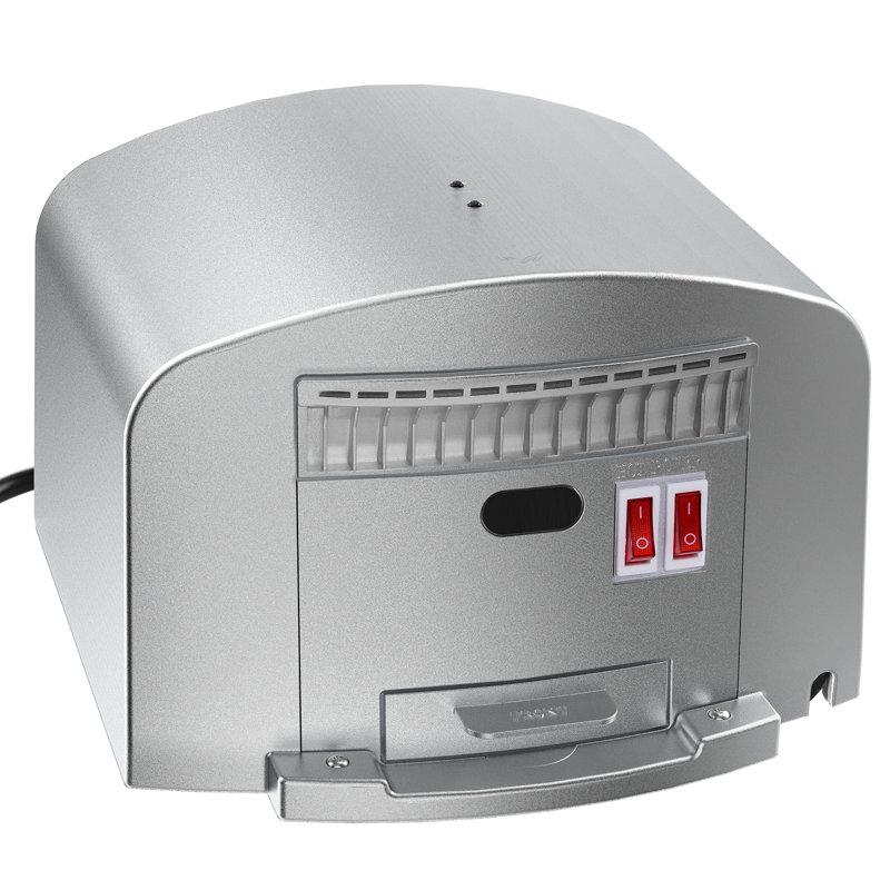 Compact Silver ABS Automatic Hand Dryer with High-Speed Motor