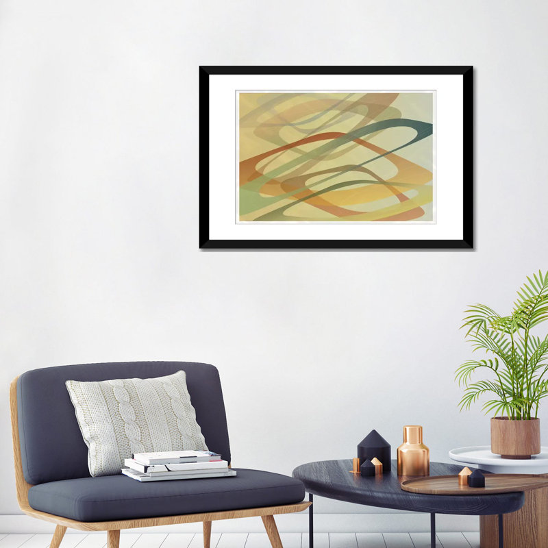 «Left Field», reproduction sur toile, Papier beaux-arts encadré noir, Blanc, H 24 po x l 32 po x P 1 po