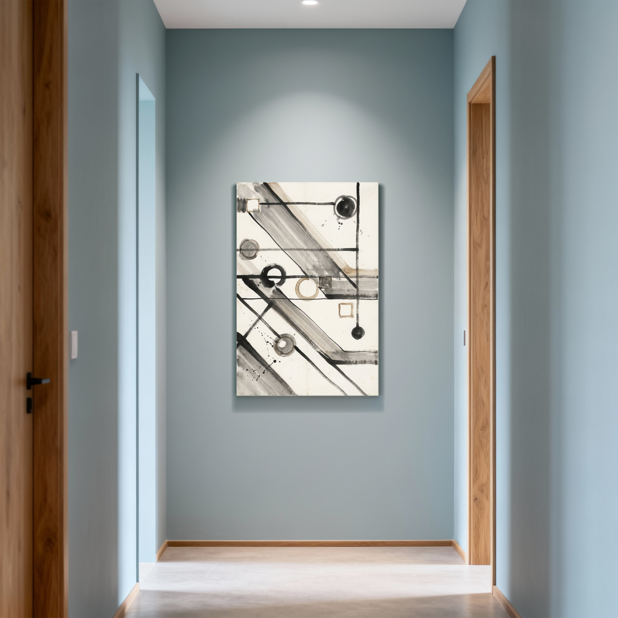 Winston Porter Abstract Abstract Geometric Shapes And Lines Pattern ...